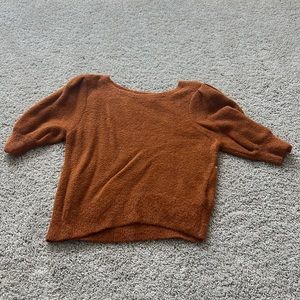 Womens short sleeve sweater